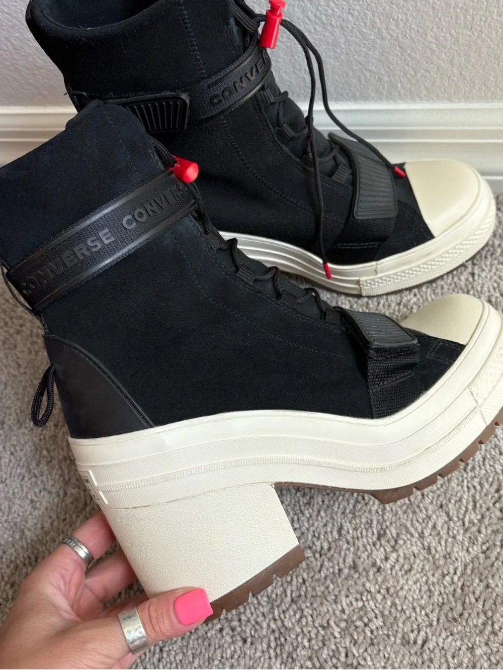 Converse Women's Chuck Taylor All Star GR82 Extra-High Top Boots - Picture 3 of 14